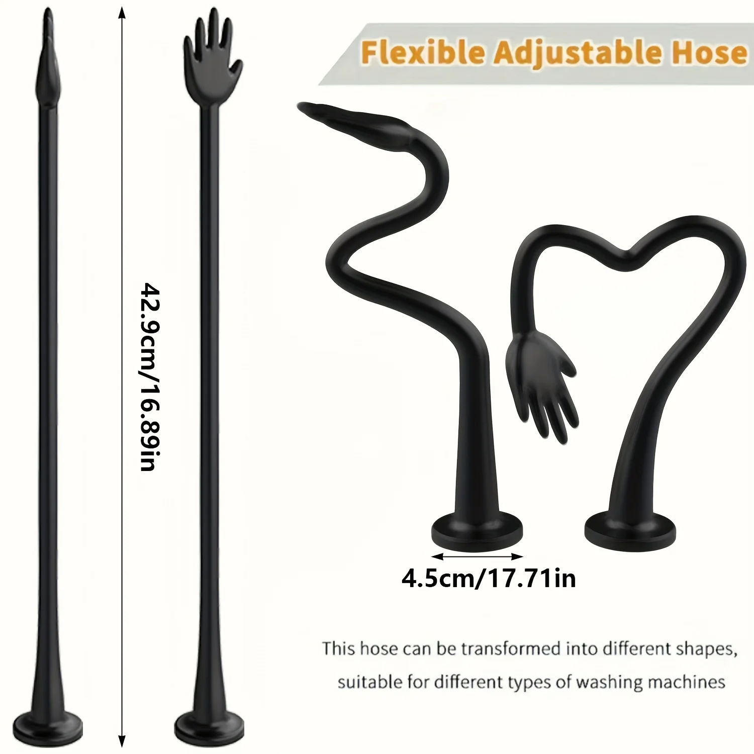 Flexible Silicone Washer Dryer Door Stopper Easy to Use Bendable Strong Keeps Appliances Fresh No Power Needed