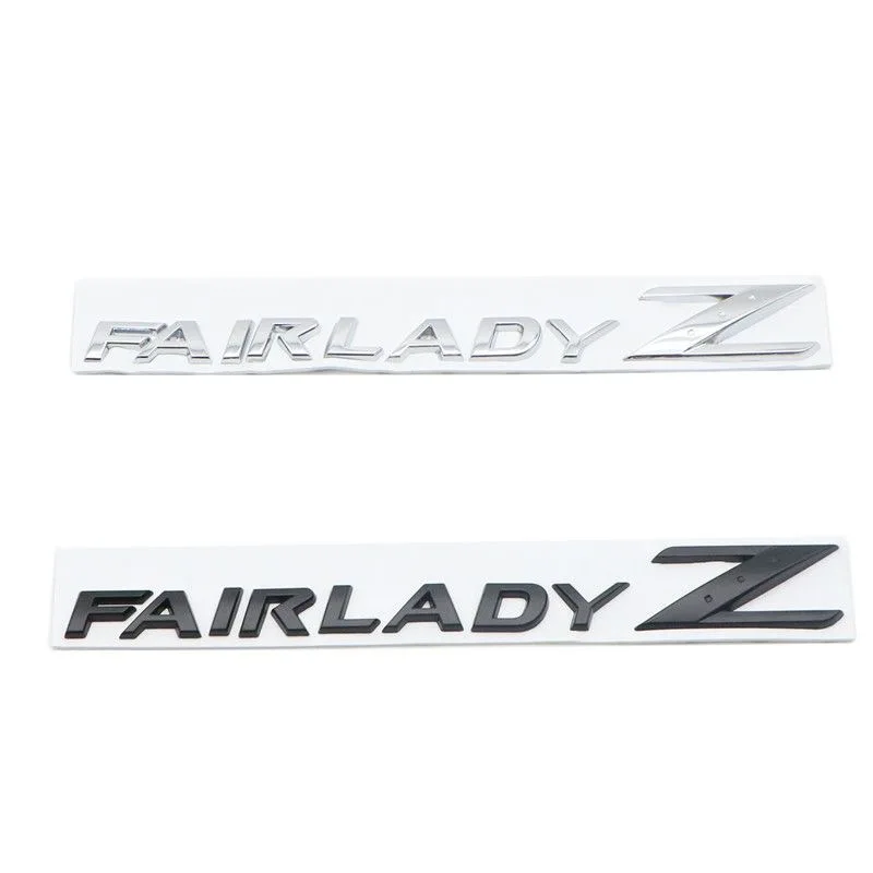 

Car Metal Letters Logos Badge Emblem Decals Styling Sticker For Nissan Fairlady Z Z31 Z32 Z33 Z34 300Z 350Z 359Z 370Z 200Z 240Z