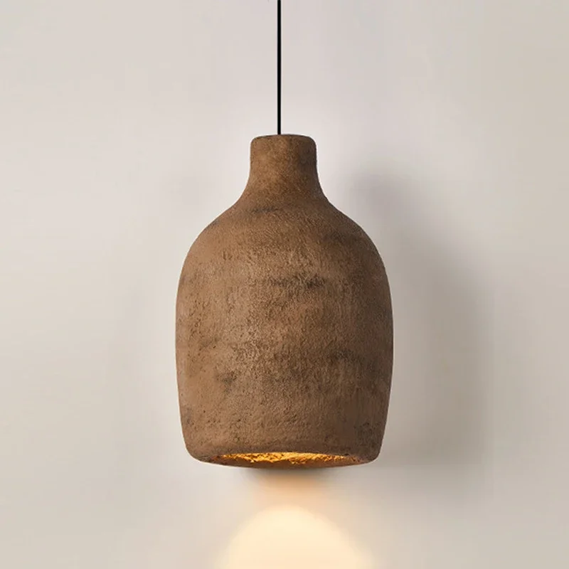 Żyrandol restauracyjny w stylu Wabi-sabi Osobowość Sztuka Lampka nocna Oryginalny design Japońskie antyczne ceramiczne lampy wiszące LED