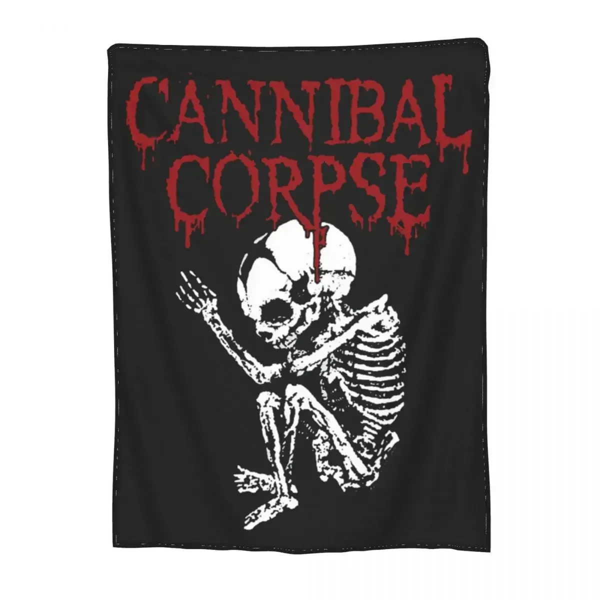 Cannibal Corpse Metal Merch Blankets Flannel Autumn/Winter Bed Throw Blanket Relax Ultra-Soft for Couch Bedding Throws