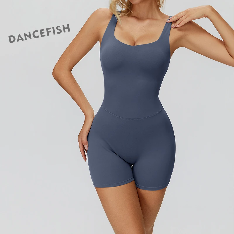 

Женский облегающий комбинезон с перекрестной спинкой для йоги, фитнеса и бега, удобная спортивная одежда для активного отдыха