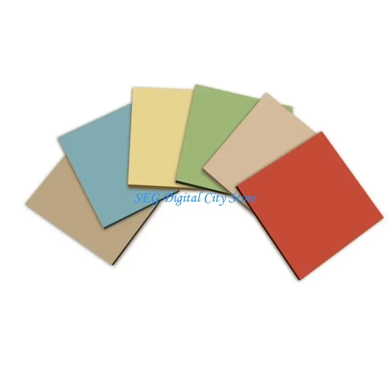 U75B Note Paper 3x3Inch Colorful Note Paper Pocket Writing Pad for Office