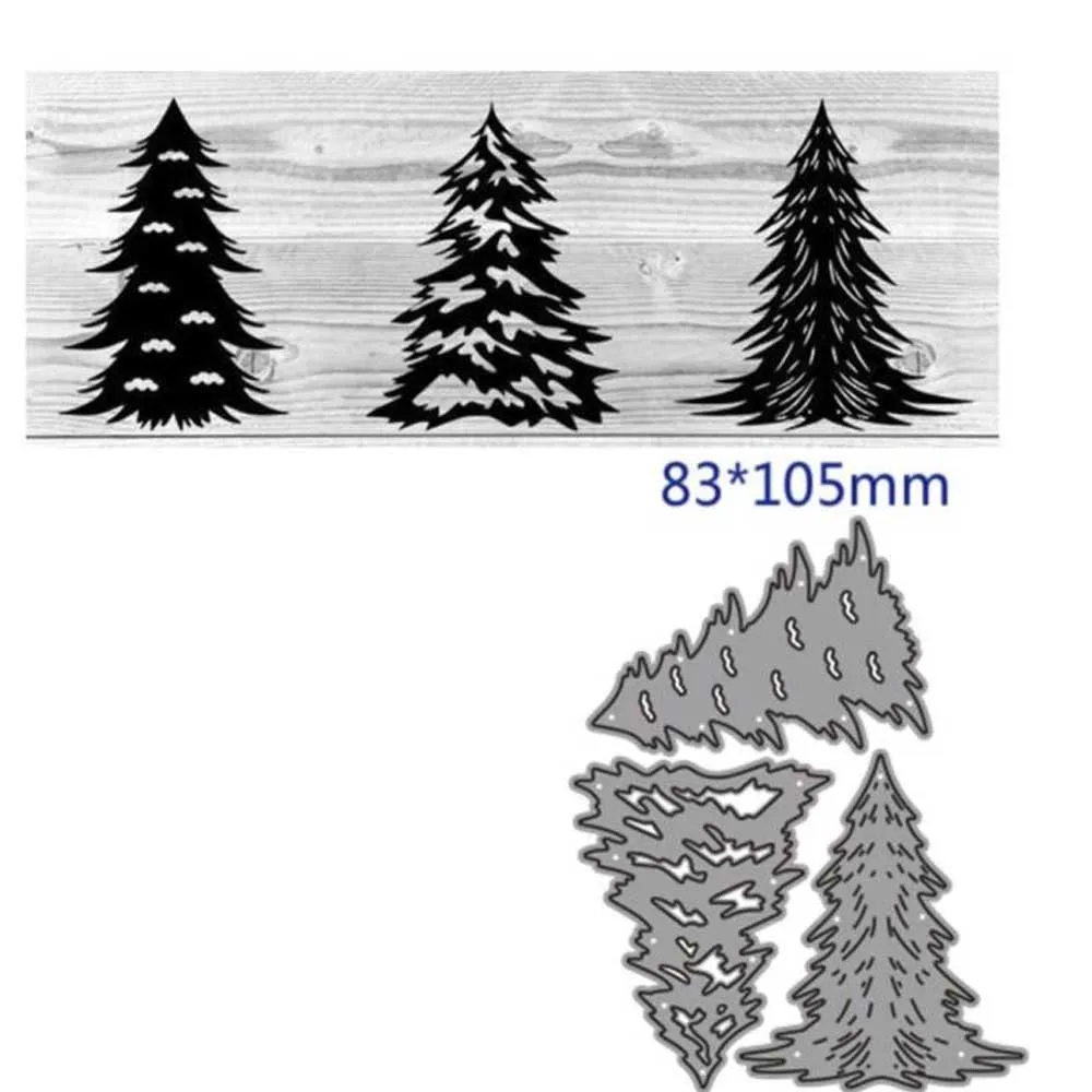 Leaf trees Metal Cutting Dies DIY Scrapbooking Album Paper Card Template Mold Embossing Craft Decoration