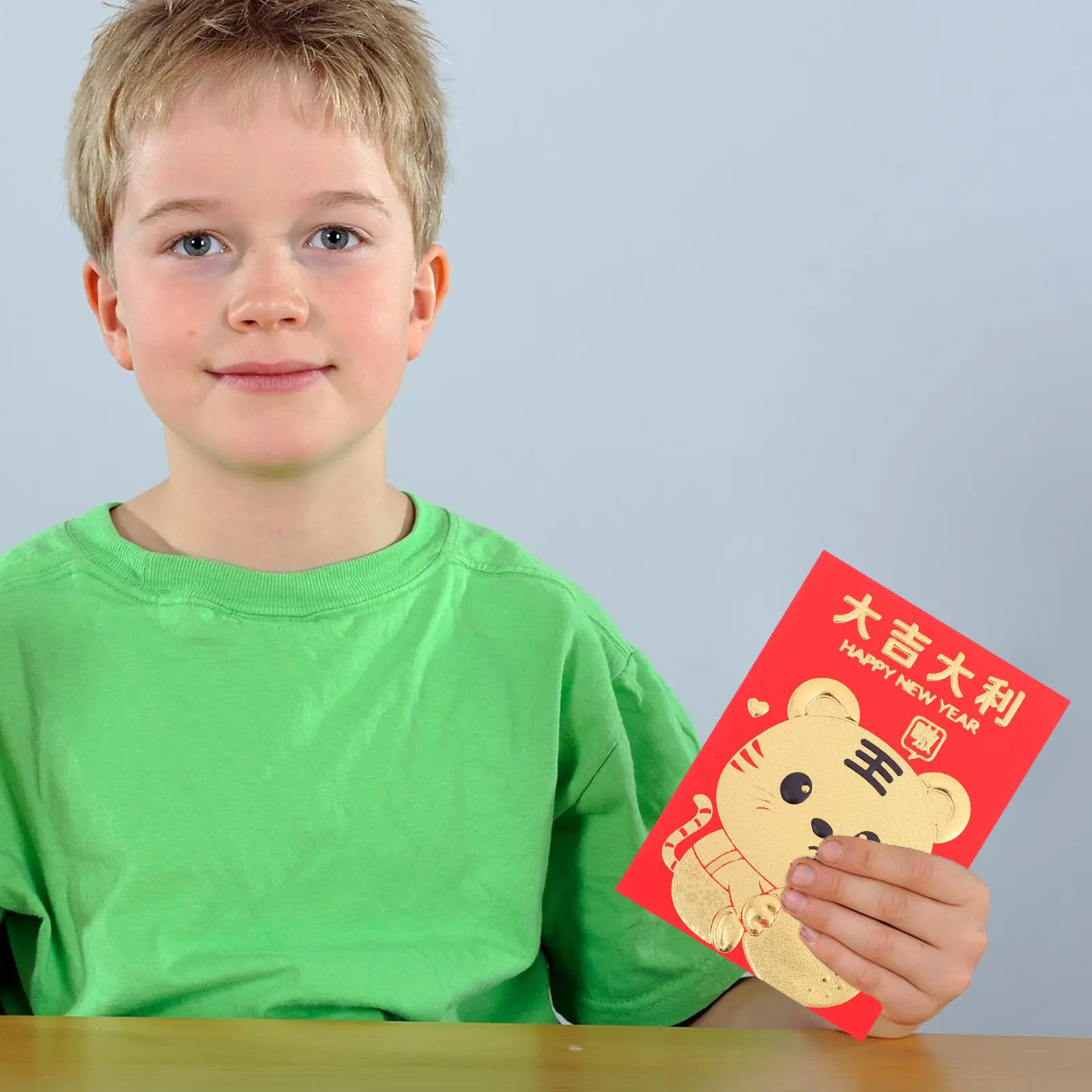 

60Pcs Tiger Year Red Envelopes Chinese New Year Red Packets Spring Festival Money Packets with Lucky Tiger Patterns Premium Eco