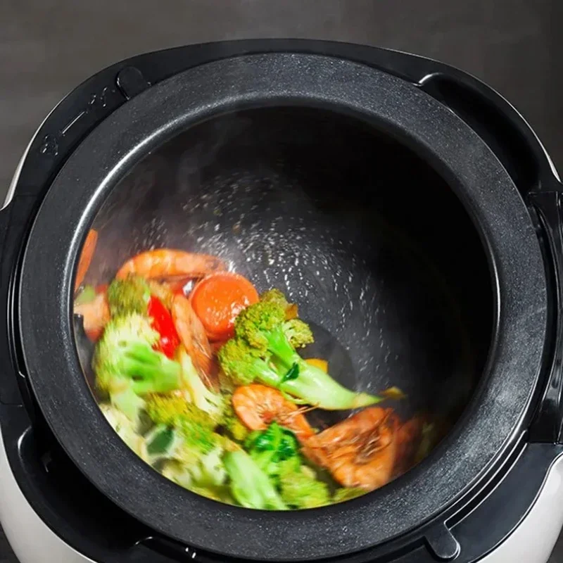 Automatic Cooker Robot 6L Automatic Stir-Fry Machine Household IH Multifunctional Cooking Wok Intelligent Electric Stir-Fry Pan