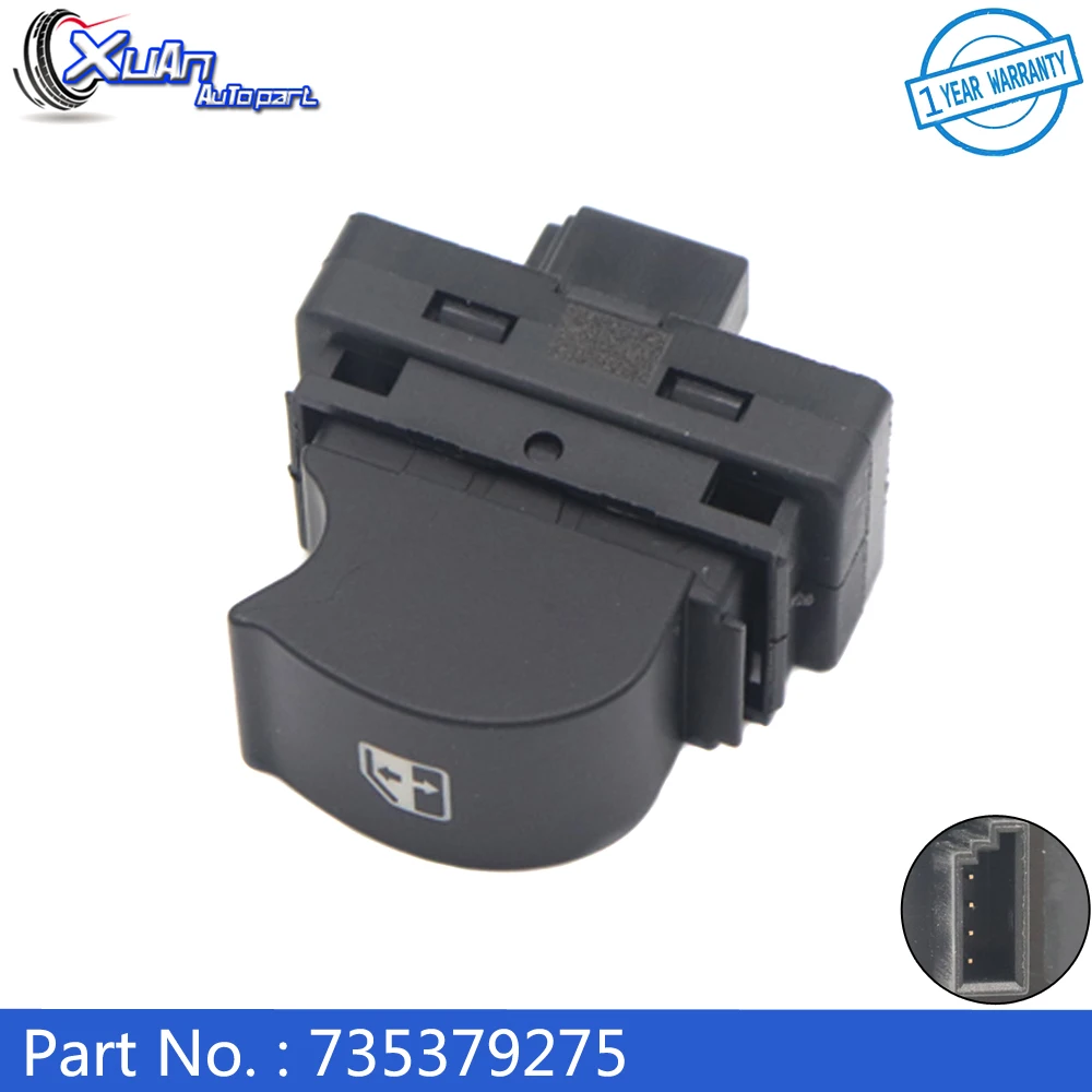 

XUAN электрический переключатель управления стеклоподъемником, кнопка главного подъемника 735379275 для Fiat Palio Strada Siena Linea 2007-2015 100157737