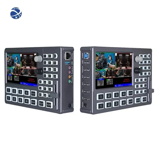 

DeviceWell HDS8101 5" Screen PIP 4-CH OBS Vmix Live Professional HD Broadcasting Switcher