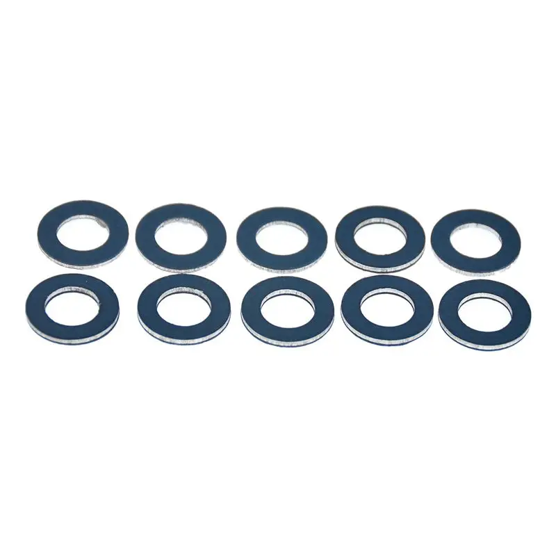 Compact 100Pcs 90430-12031 Car Oil Drain Sump Plug Washers Gasket 12Mm Hole For Toyota Lexus 9043012031