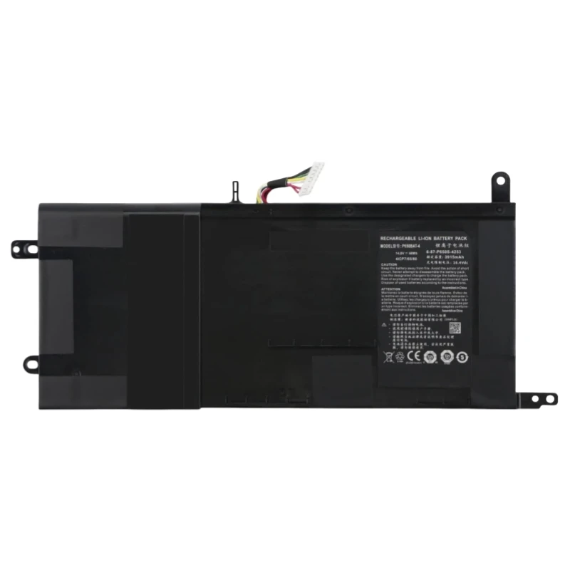 New P650BAT-4 Laptop Battery 14.8V 60Wh For Clevo P650RA P650SA P650SE P650SG P651SA P655RE3 For SAGER NP8650 NP8651 NP8652