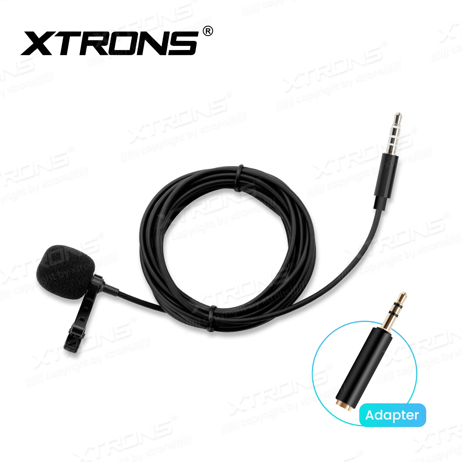 XTRONS Externe Microfoonset voor Auto DVD-speler MIC001&MIC002 & MIC003 &MIC004 ACMIC005