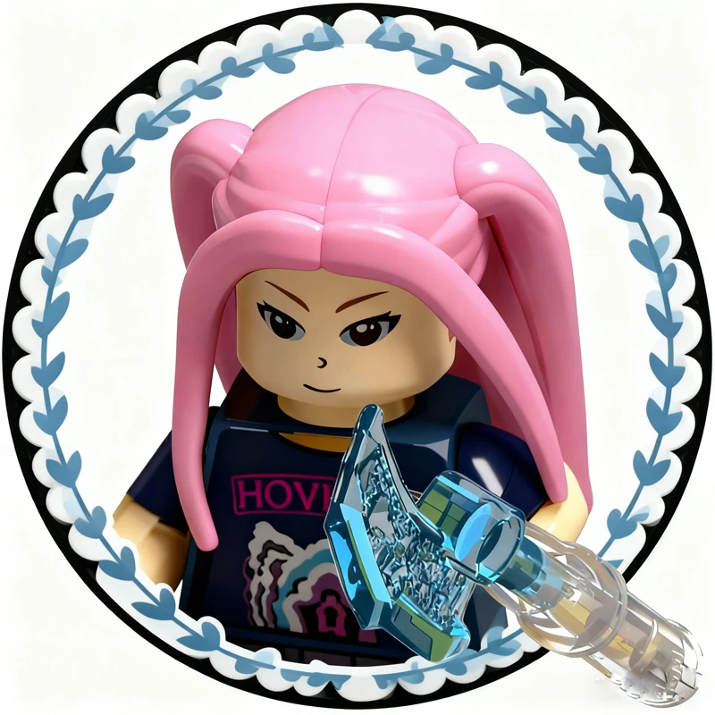 Nouveau Kpop chasseurs de démons Mini figurine blocs de construction jouet périphériques bureau décoration Collection figurines modèle jouet pour enfant