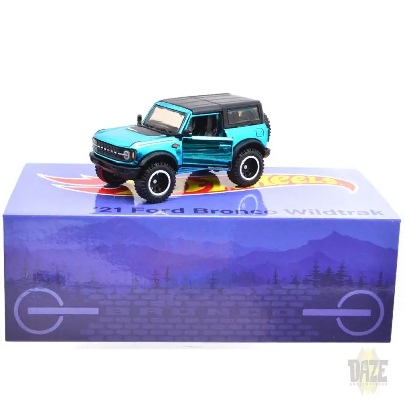 2023 Hot Wheels RLC 1:64   21 Ford Bronco Wildtrak limited collection of die cast alloy trolley model ornaments