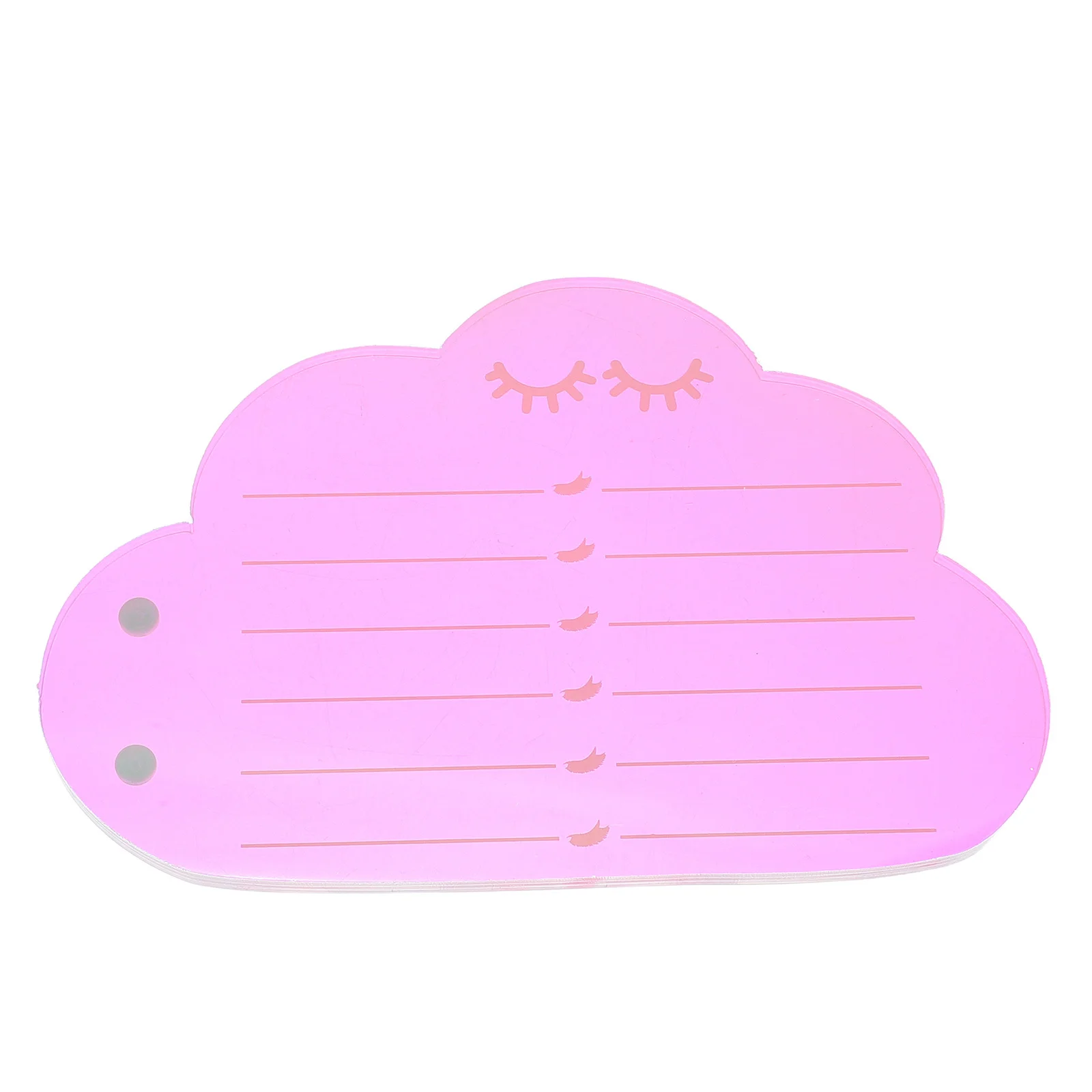 Paleta de extensão de cílios acrílico em forma de nuvem bandeja de cílios magnéticos suporte organizador de enxerto de cílios postiços suporte de cílios