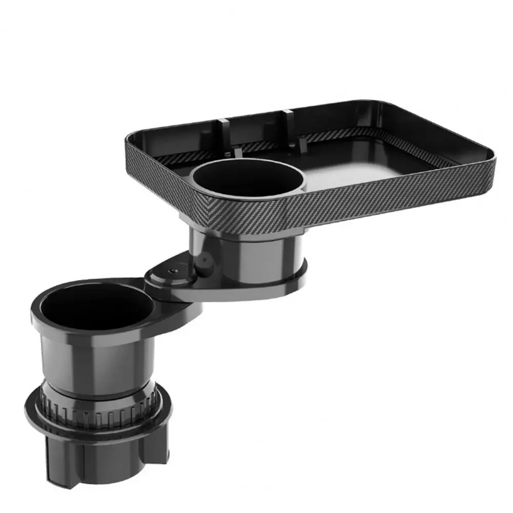 

Car Food Tray Universal Fit Cup Holder Versatile Car Cup Holder Tray 3-in-1 Food Table 360° Rotate Anti-slip Auto Drink Holder