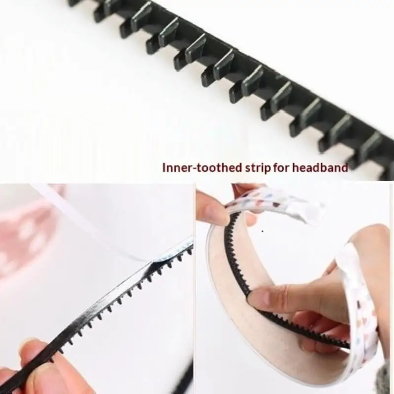 5 Stück Rutschfeste Silikon-Stirnbänder mit Selbstklebender Rückseite, DIY-Haarstyling-Zubehör für Bühnenauftritte – Detail 4