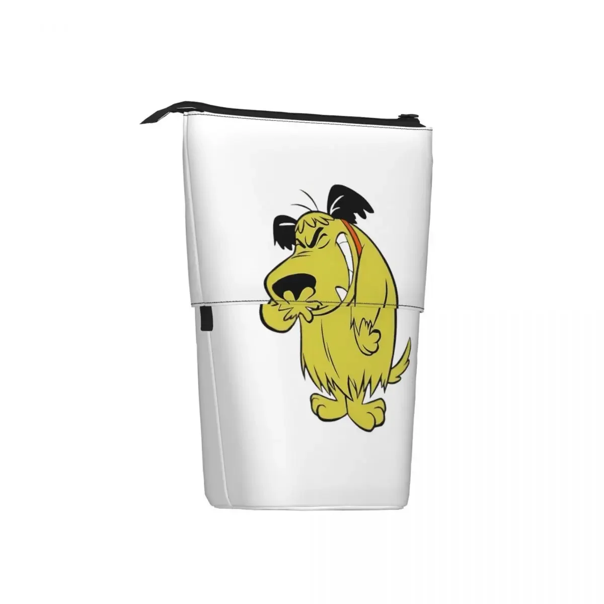 Muttleys Laughings Classic Wackys Racess Cartoon Dog Reversible Pencil Case Pen Holder Storage  Pencil Bag for Students Gifts