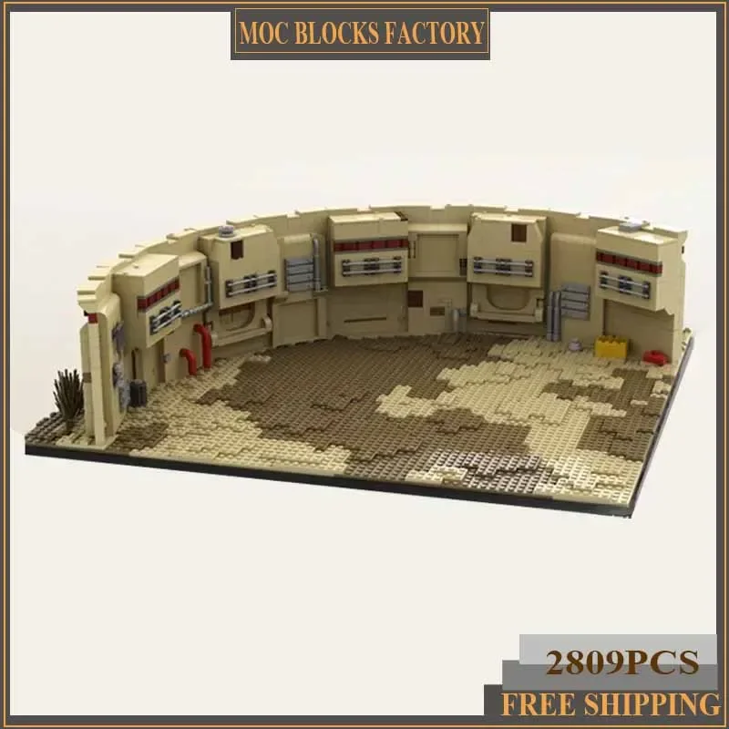

Star Movie Model Moc Building Bricks War Falcon Spaceport Technology Modular Blocks Gifts Christmas Toys DIY Sets Assembly