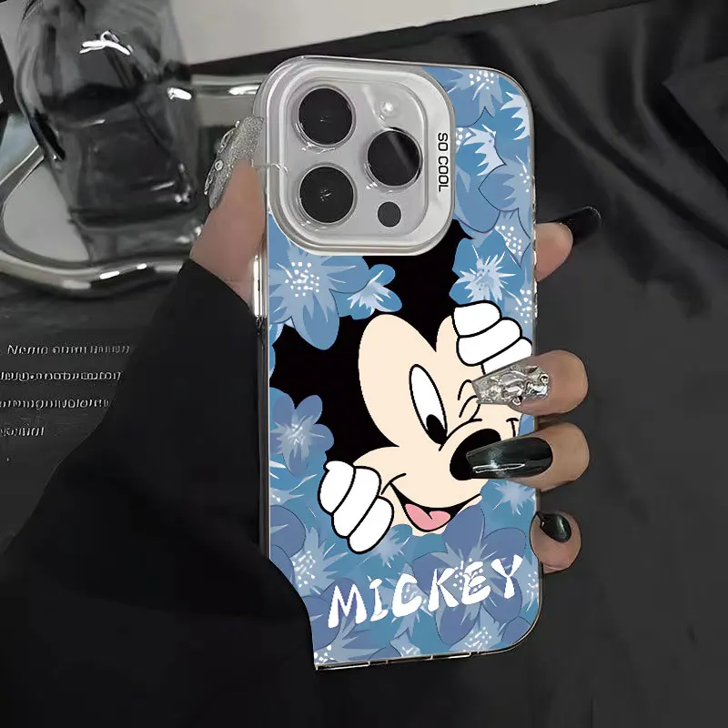 Disneys Mickeys Mouses Art Partoon Phone Case For iPhone 16 15 14 13 12 11 Pro Max 7 8 Plus XR X XS MAX SE2 Soft Silicone Cover