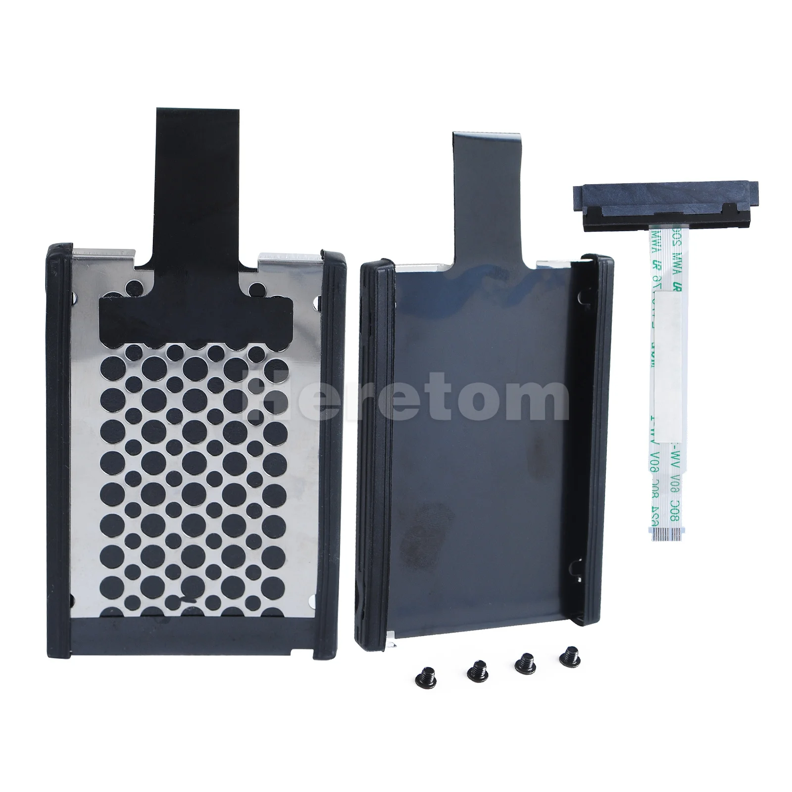 Kabel Hard Drive SSD SATA + HDD Caddy Bracket Tray untuk HP ENVY X360 15-BP 15-cpf 15-CN 14-cd 45450.0bx02. 0001