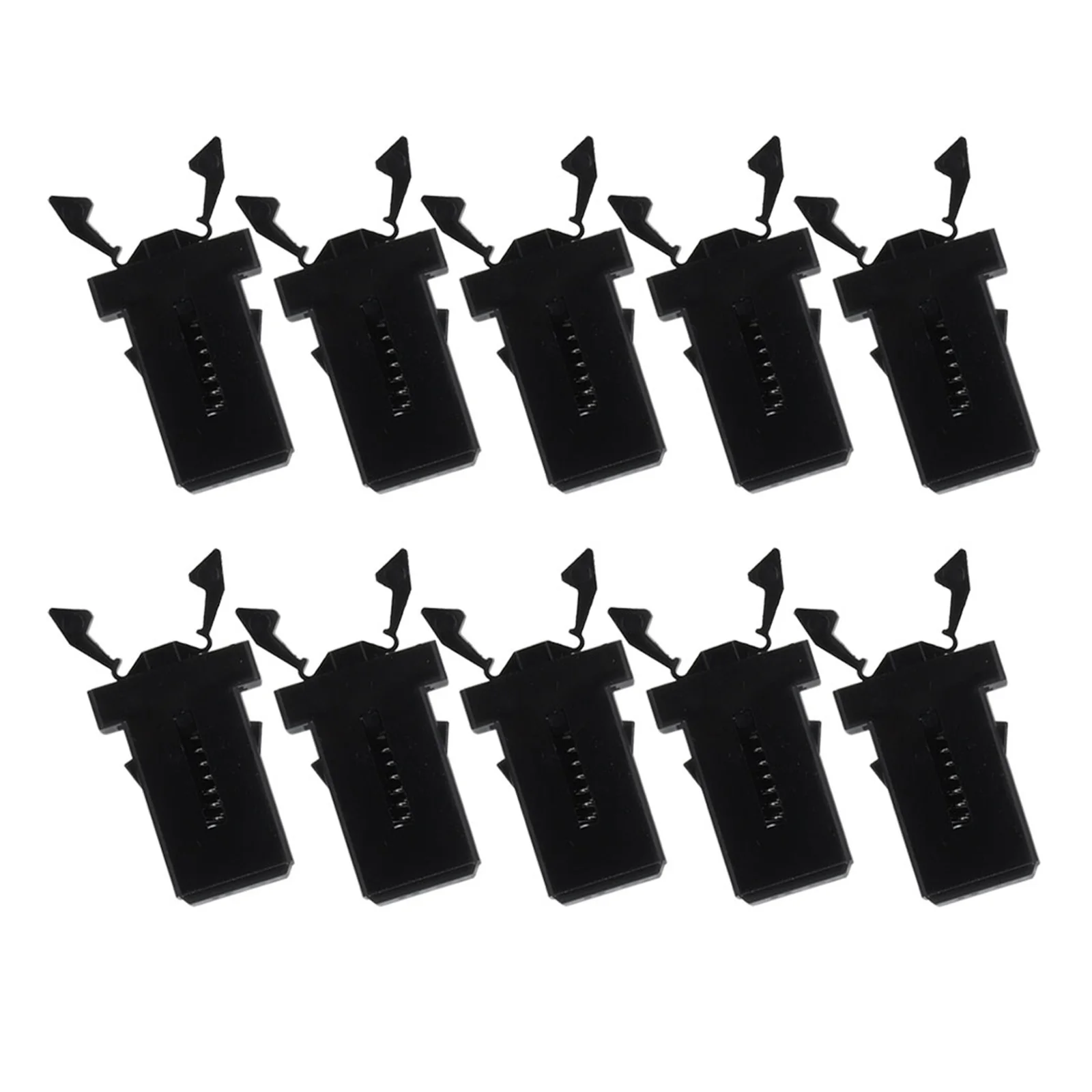 

10Pcs Plastic Press Type Latch for Trash Can Replacement Heavy Duty Garbage Bin Lock Clip Latch for Home Hotel Apartment Use