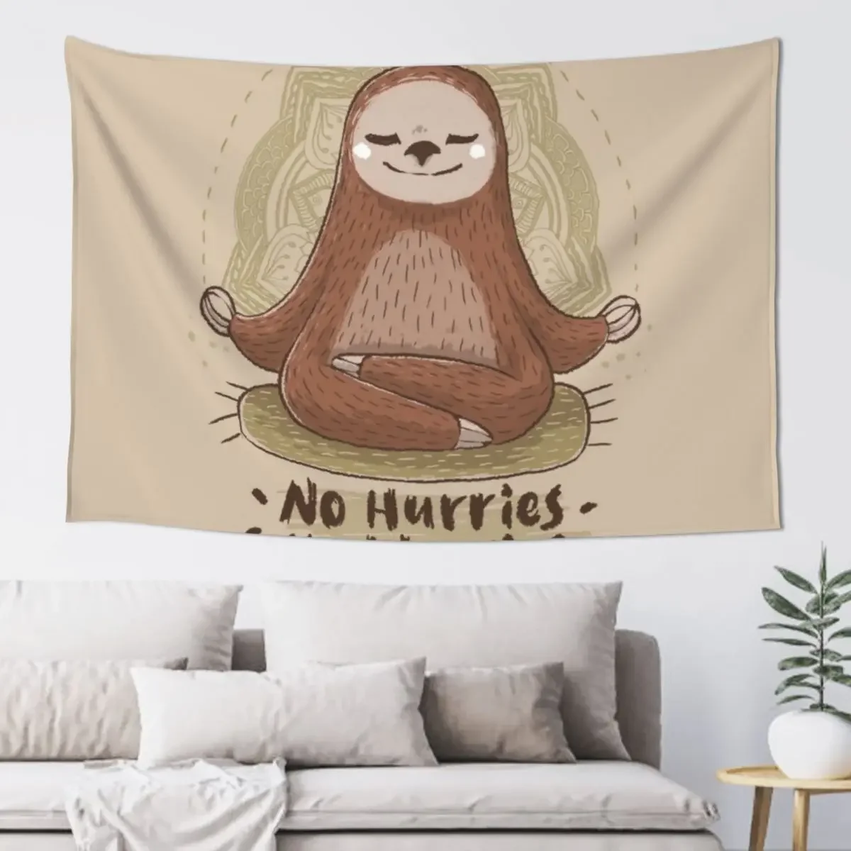 No Hurries Tapestry Aesthetic Room Decor Wall Art Aesthetic Home Decor Tapestry