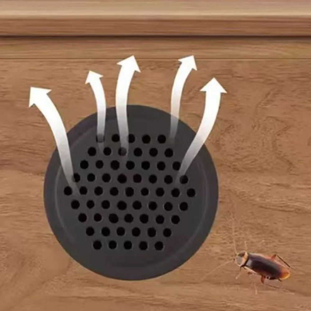 

Vent Covers Stainless Steel 10pcs for Cabinets Designed to Support Proper Ventilation and Reduce Heat Accumulation