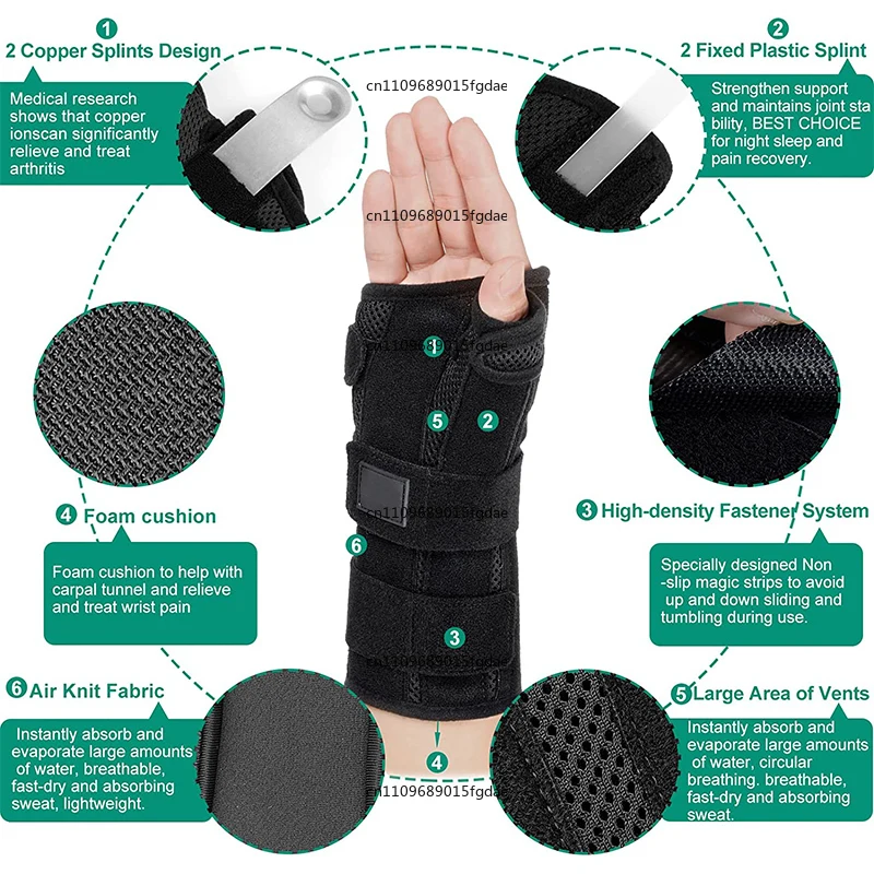 High-quality steel plate bracket adjustable segmented pressurized wrist brace