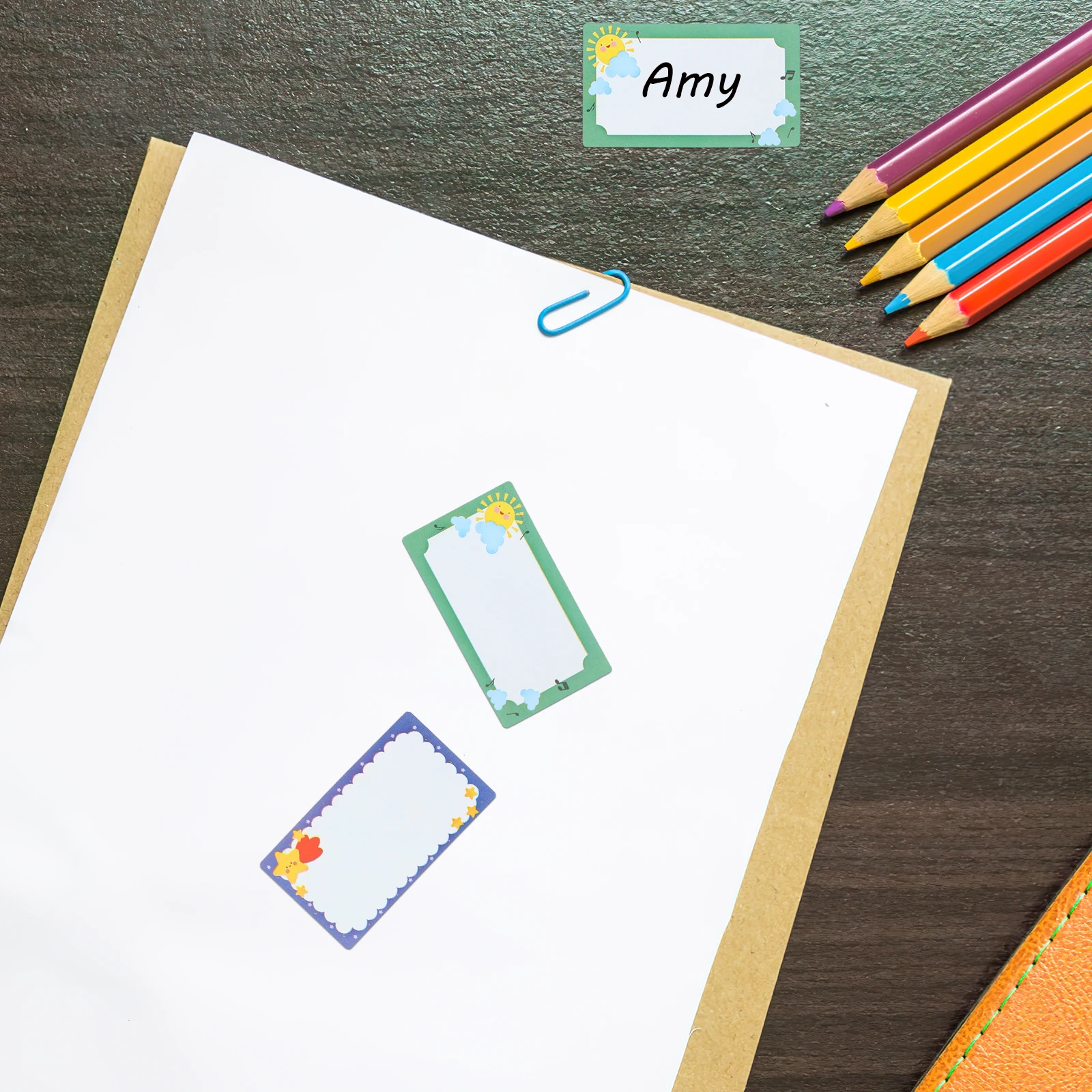 

1 Roll Of Stickers Blank Label Stickers For Kids Classroom Daycare Bottle Labels Name Tags For Clothes Small Sticker Labels