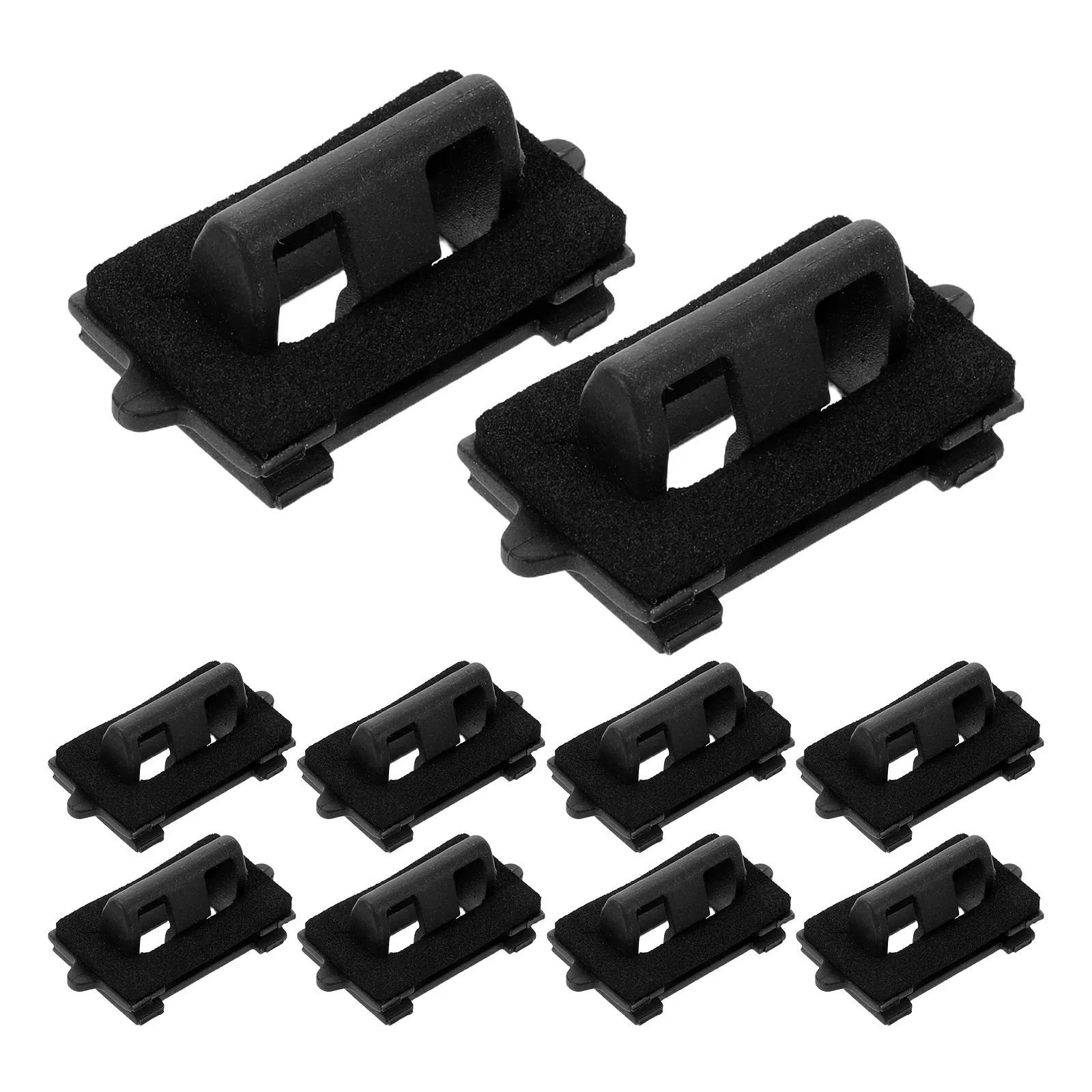 

10Pcs Automotive Headliner Clamps Black Plastic Retainer Car Interior Roof Liner Fastener Sagging Repair Roof Panel Fixing Clips
