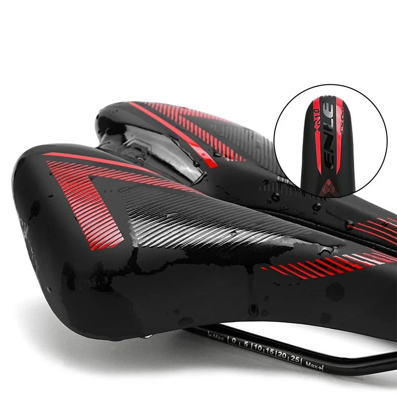 ENLEE Bicycle Seat MTB Road Bike Saddles PU Ultralight Breathable Comfortable Seat Cushion Bike Racing Saddle Parts Components