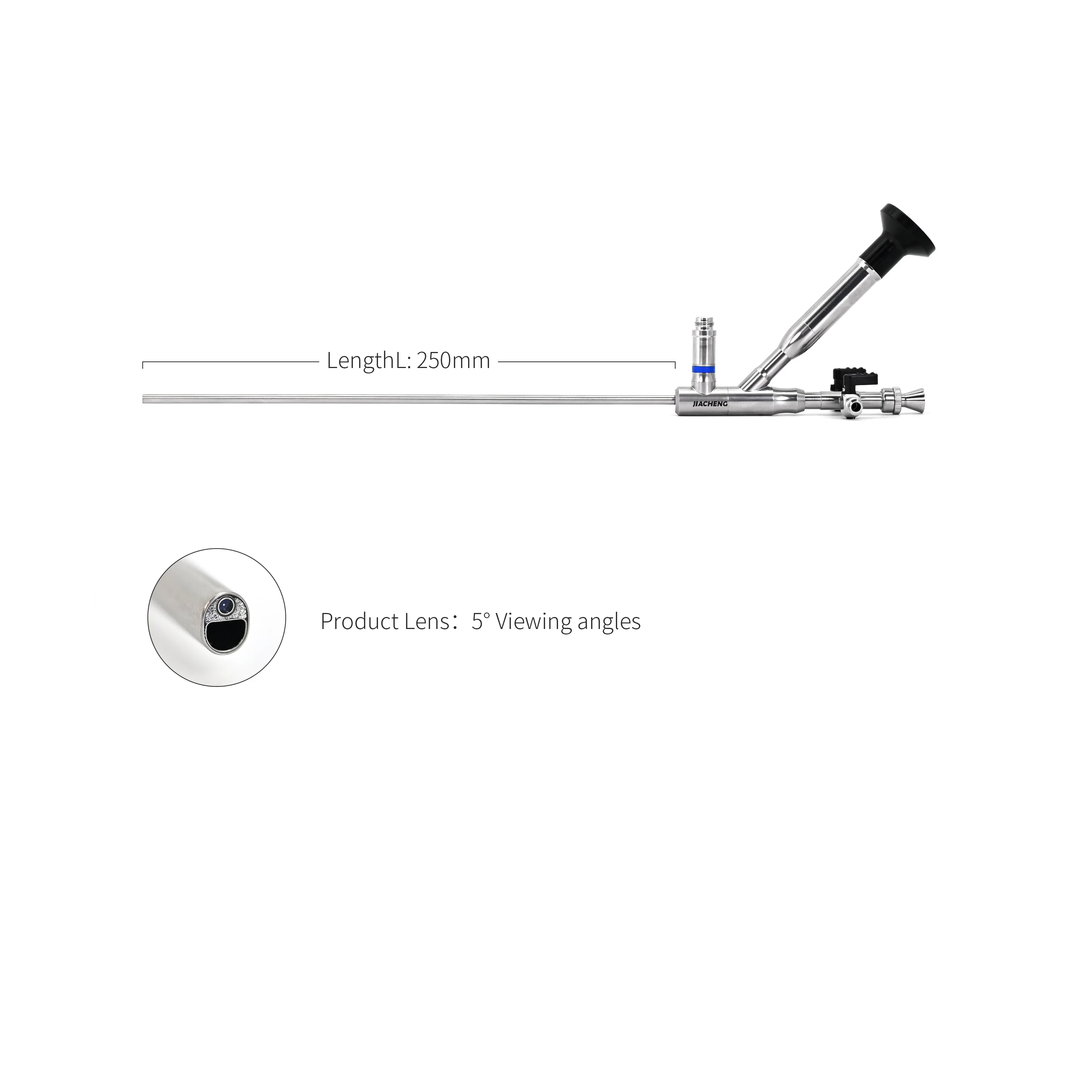 Urology Minimally Invasive Percutaneous Nephrolithotomy Surgery Autoclave 5 Degrees Working Length 250mm