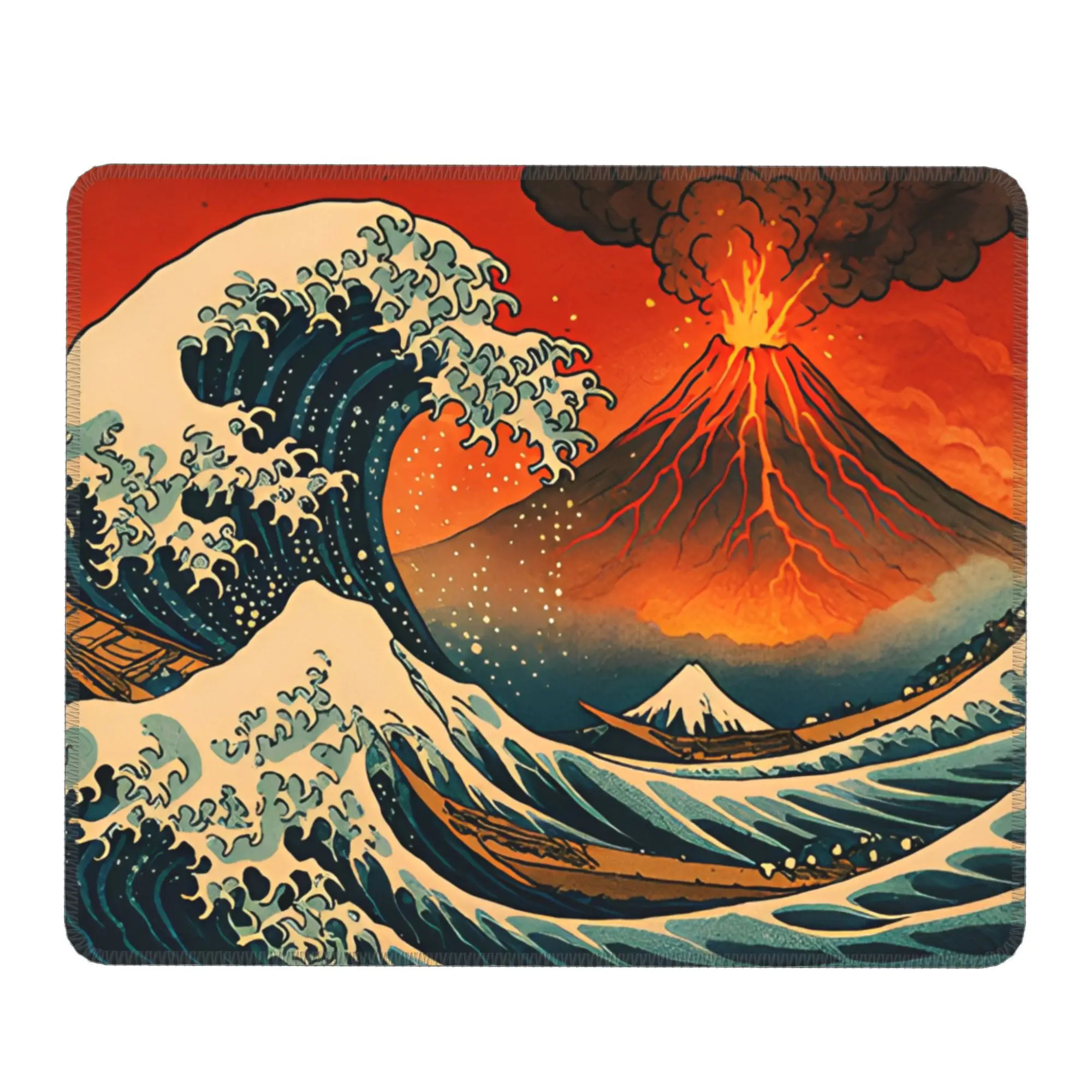 

The Great Wave of Kanagawa Mouse Pad Anti-Slip Mousepad Gaming Accessories For Notebook Computer Custom DIY Vintage Mouse Mats
