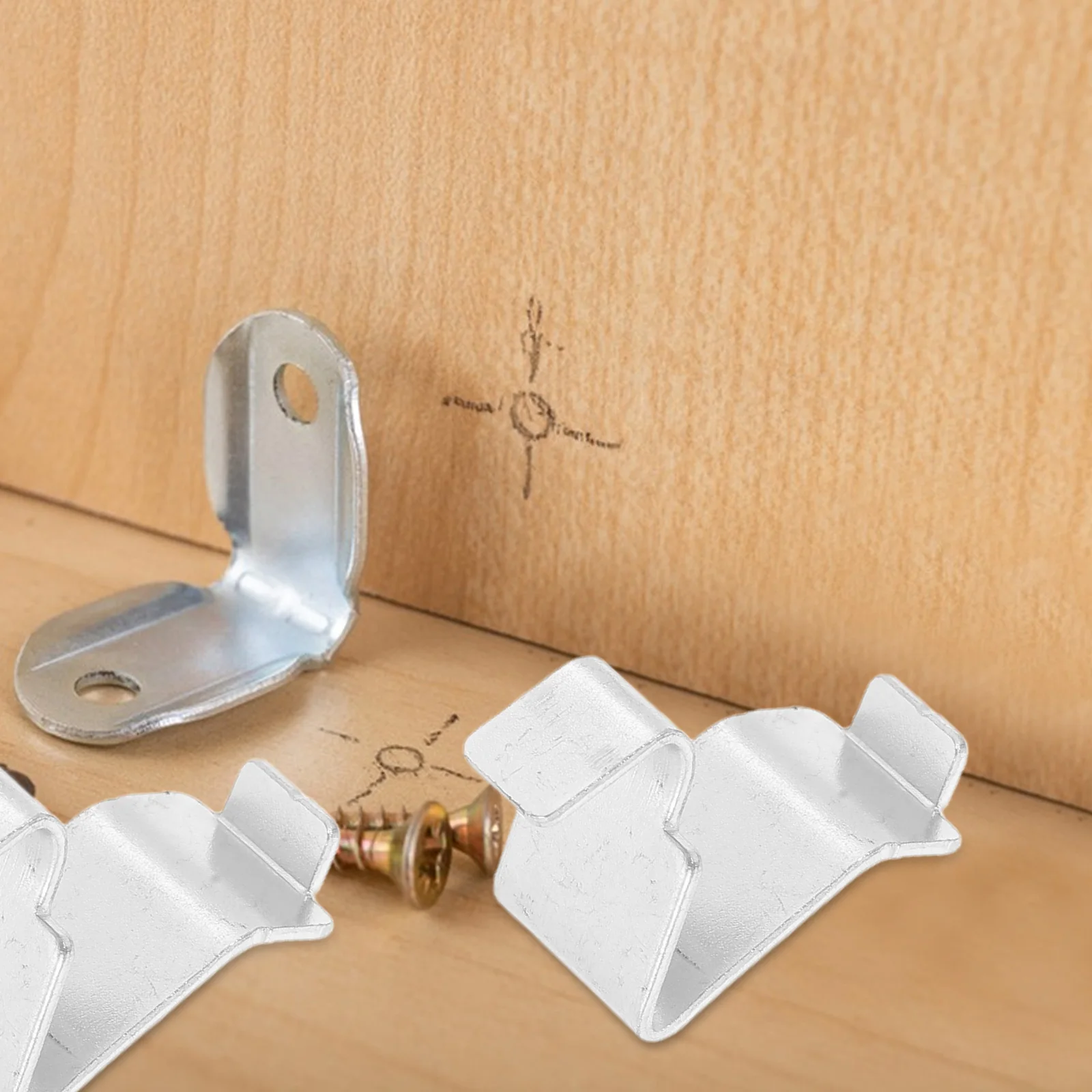 

10pcs 8Mm Metal Shelf Clips For Office Cabinets File Organization Heavy Duty Iron Shelf Pegs Cabinet Shelving Clamps Bookcase