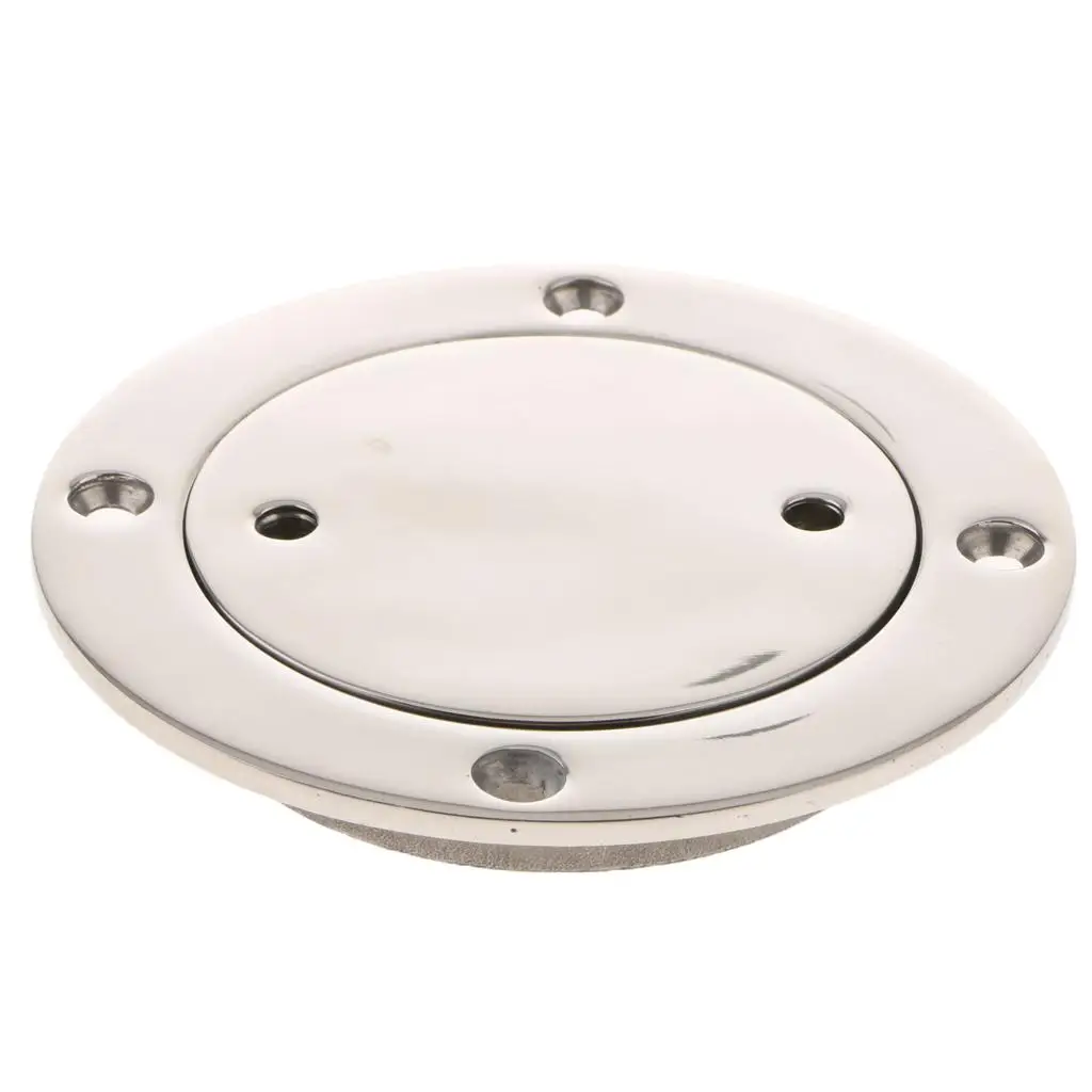 

Boat Deck Plate 3 inch Access Cover Inspection Long Service Life Marine Anti-skid