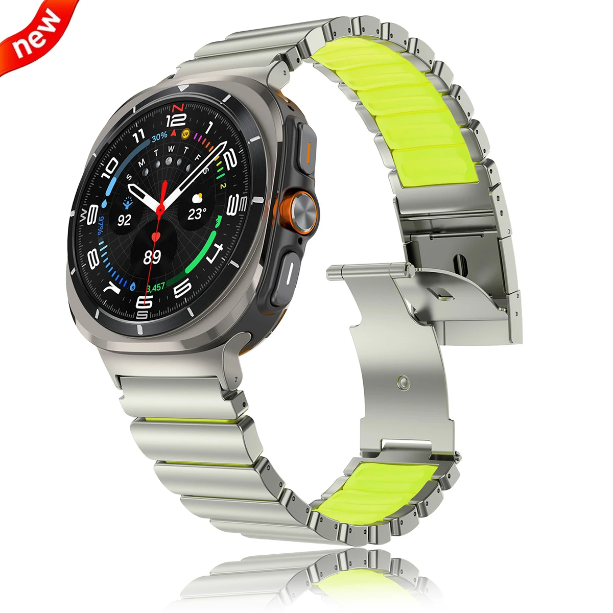 

Titanium Wristband for Samsung Galaxy Watch Ultra 2025 Bracelet Business Metal Band for Galaxy Watch 8 44mm 40mm 8 Classic 46mm