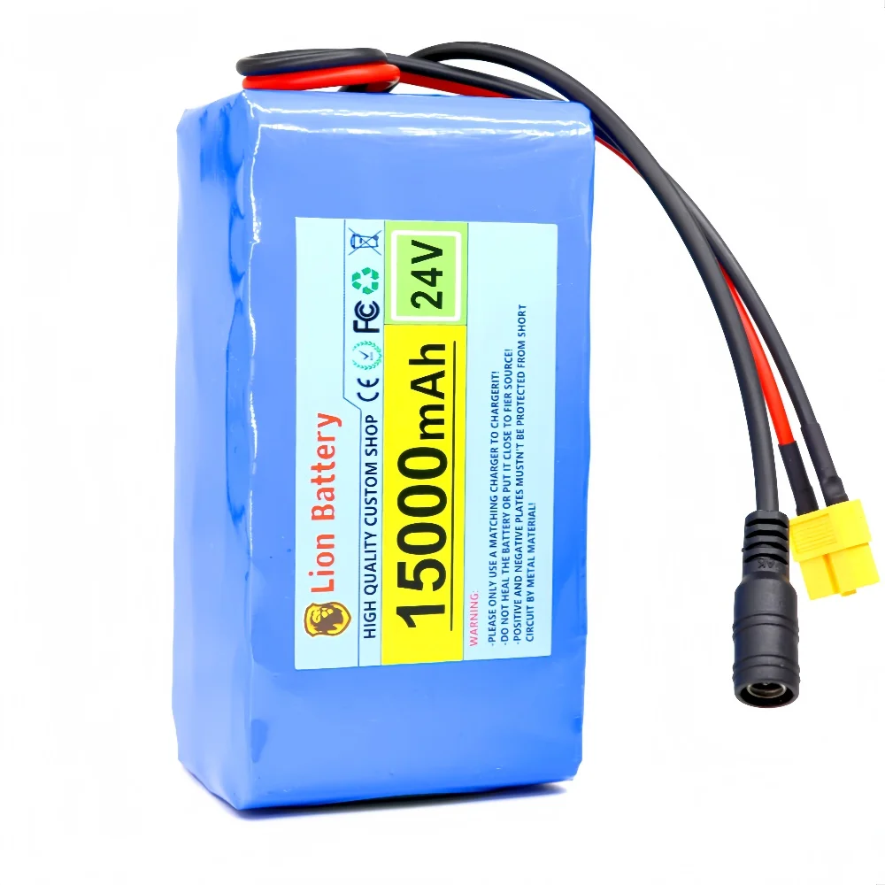 

24V 15Ah Lithium Battery for Wheelchairs | 7S3P 18650 15000mAh Rechargeable Pack | with 29.4V 2A Fast Charger