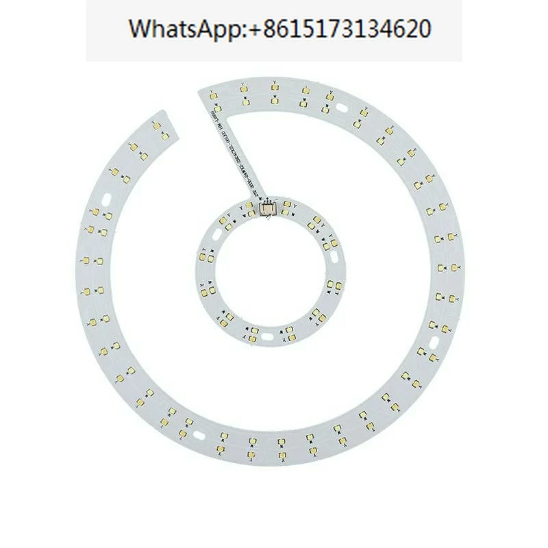 5 pieces led ceiling lamp retrofit lamp panel circular ring energy-saving light source bulb lamp bead patch wick lamp board 24w