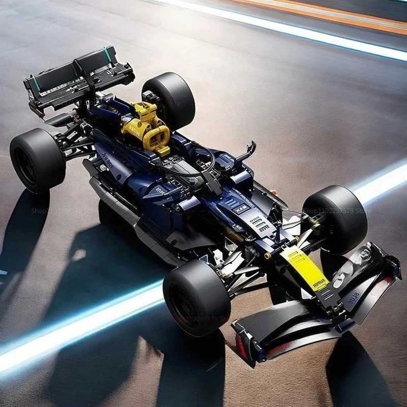 

2025 New 42206 Blue Racing Car Building Blocks - Sport Super Car Bricks, Christmas Gift Home Decor Educational toys