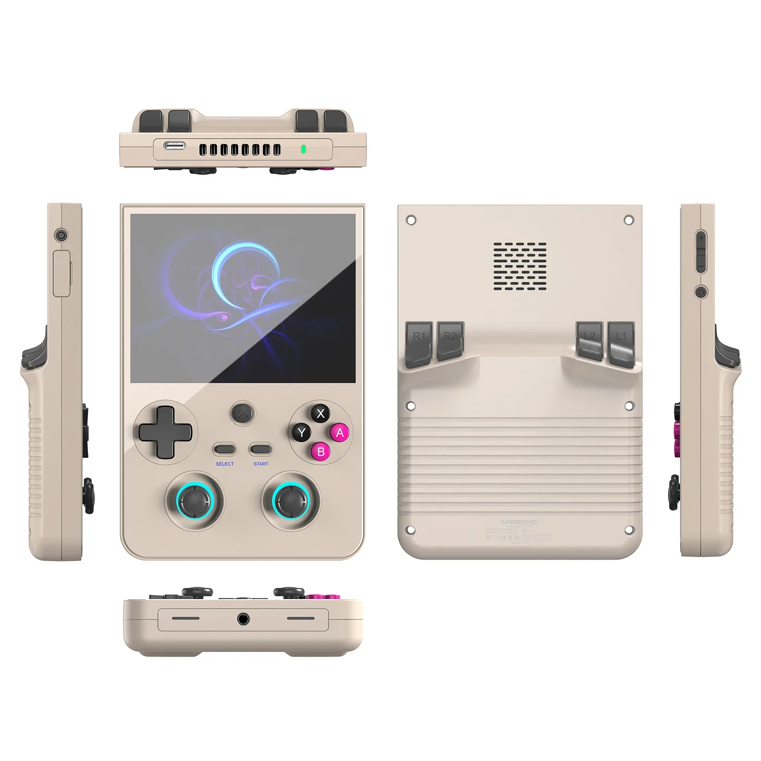 ANBERNIC RG477V Retro Handheld Game Console RG 477V 4.7-inch LTPS 64 Bit Game Player Dimensity 8300 Online