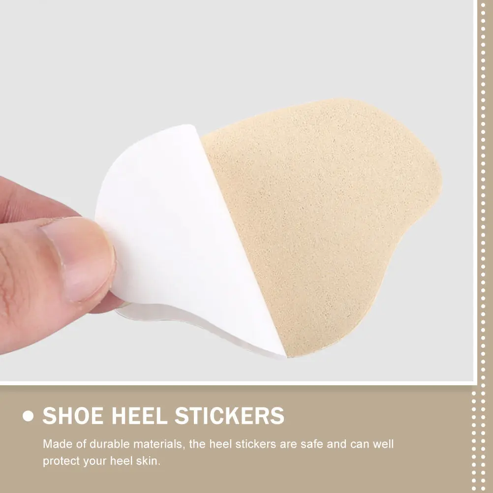 12Pairs Heel Pads Shoe Protectors Anti-Friction Self-Adhesive Heel Stickers Cushioning for High Heels Pain Blister Relief