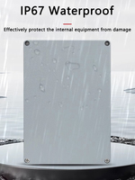 Outdoor Junction Box Aluminum Enclosure Industry PCB Project Instrument Case Explosion-Proof IP67 Waterproof Electronics Housing