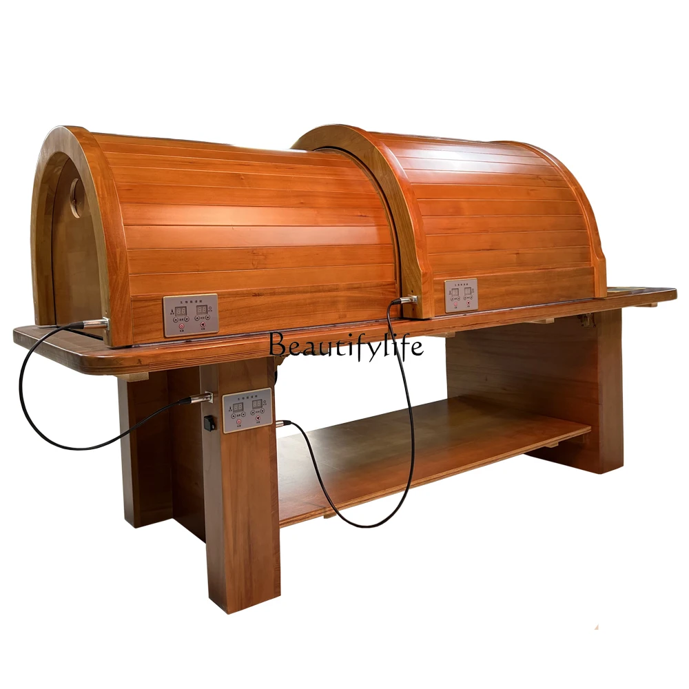 

Chinese Medicine Steaming Bed Far Infrared Spectrum Warehouse Whole Body Moxibustion Sweat Steaming Physiotherapy