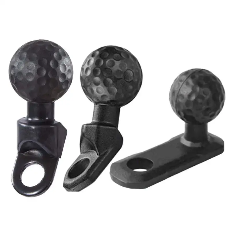 Angled Head Adapter Ball Base Angled Shock Absorbing Sturdy Alloy Ball Base Motorcycle Phone Holder Cycling Accessories for Bike