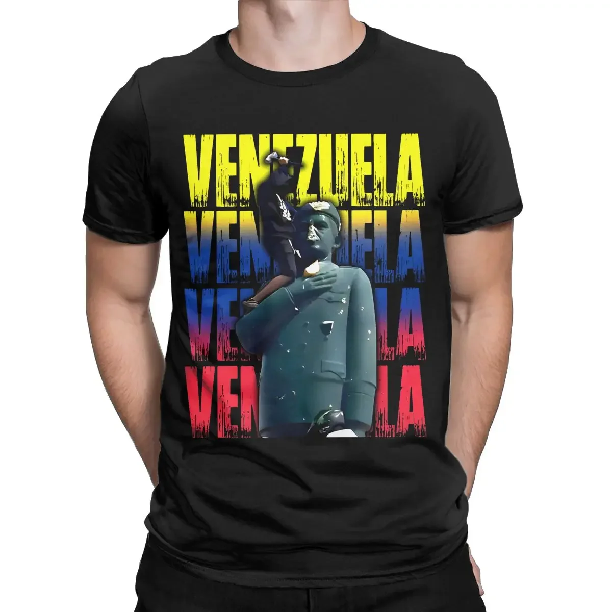 Vintage Venezuela Hasta El Final T Shirt for Men Women 100% Cotton South America Tee Shirt Summer Clothes