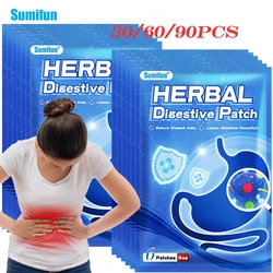 30/60/90pcs Stomach Pain Relief Herb Medical Patches Ulcer Medicine Hot Patch Stomach Ulcer Gastric Dyspepsia Diarrhea Treatment