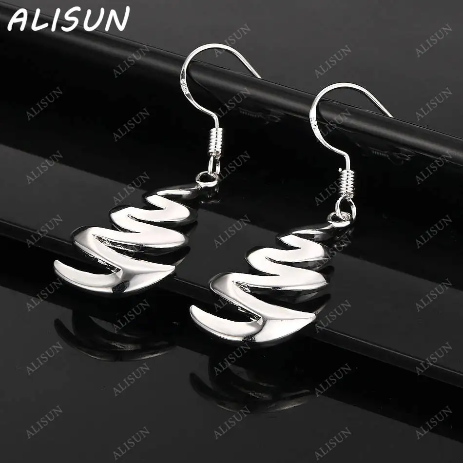 

ALISUN 925 Sterling Silver Design Earrings Drop Earrings For Women Creativity Gifts Street All-match Party And Daily Wear