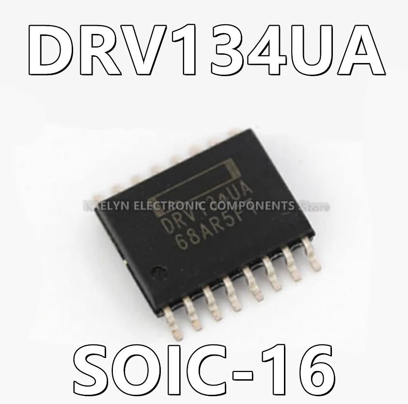 5pcs/lot DRV134UA Audio Line Driver 2 Channel 16-SOIC