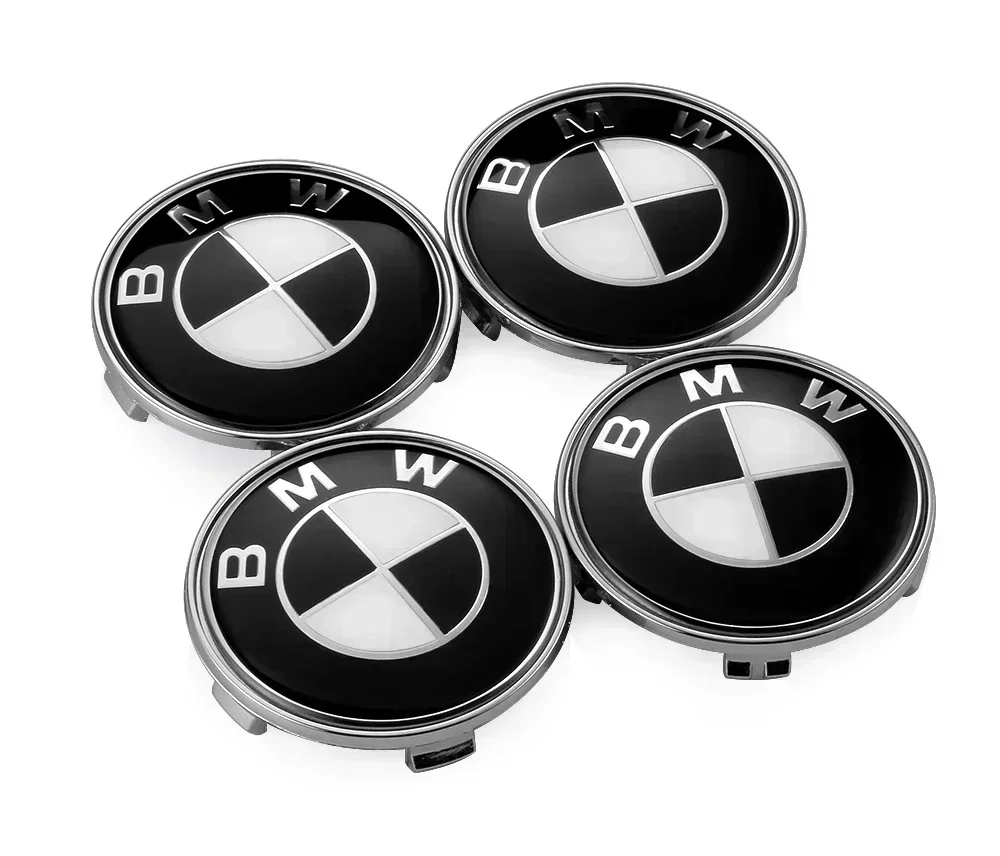 4PCS 58mm/68mm Car Wheel Tire Rim Center Hub Covers for BMW X1 X3 X5 X6 F30 F20 F10 G30 E36 E46 E53 E90 E60 E61 E93 E87