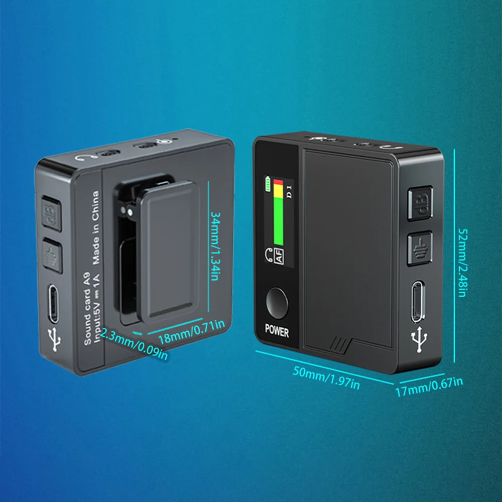 جهاز تغيير صوت محمول ، ميكروفون مدمج ، 11 مؤثرات صوتية ، مشبك مباشر صغير ، جهاز مؤثرات صوتية للميكروفون