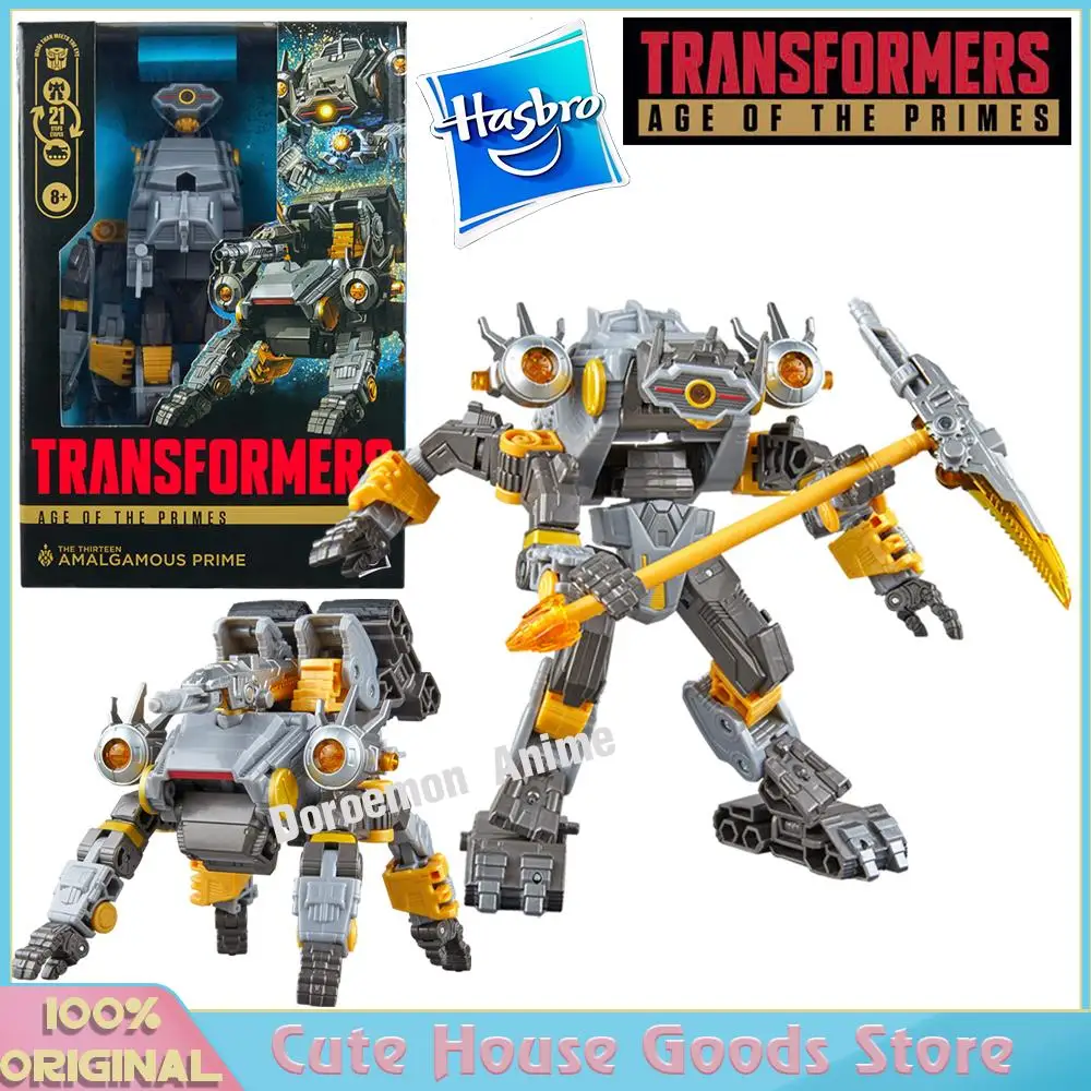 Oryginalny Hasbro Transformers Age of the Primes Voyager Class The Thirteen Amalgamous Prime Figurka Model Zabawka z Filmu Anime - Dostępny od Ręki